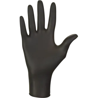 NITRYLEX BLACK - Mănuși de nitril (fără pudră) negre, 100 buc.