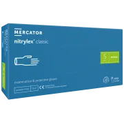 NITRYLEX CLASSIC - Mănuși de nitril (fără pudră) albastre, nesterile - 100 buc.