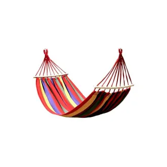 Hamac din bumbac 270x80cm, pentru o persoană, capacitate de încărcare 130kg