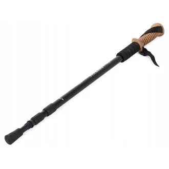 Bețe de trekking pentru nordic walking cu mâner ergonomic din plută, 135 cm, 2 buc.