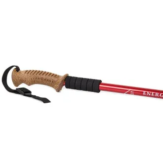 Bețe de trekking pentru nordic walking cu mâner ergonomic din plută, 135 cm, 2 buc.
