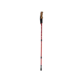 Bețe de trekking pentru nordic walking cu mâner ergonomic din plută, 135 cm, 2 buc.