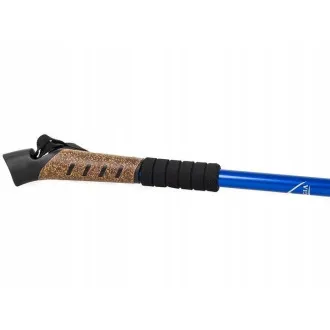 Bețe de trekking pentru mers nordic cu mâner din plută, 135 cm, 2 buc.