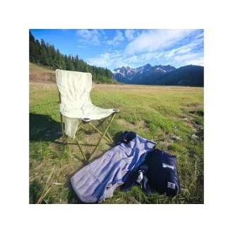 Scaun pliabil mare de camping 40x40x68 cm