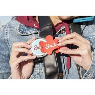Clip Smile pe capacul obiectivului Giveme5, roșu, 16400, STOC