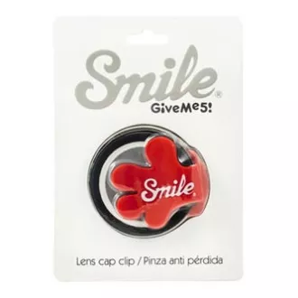 Clip Smile pe capacul obiectivului Giveme5, roșu, 16400, STOC