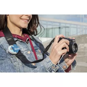 Clip Smile pe capacul obiectivului Giveme5, albastru, 16401, STOCK SALE