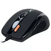 Mouse cu fir A4Tech X-710BK, negru, 2000 DPI
