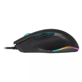 Mouse cu fir Defender Wolverine GM-700L RGB, negru, 12800 DPI