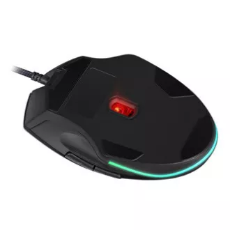 Mouse cu fir Defender Wolverine GM-700L RGB, negru, 12800 DPI