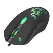 Mouse cu fir Defender Sky Dragon GM-090L, negru, 3200DPI