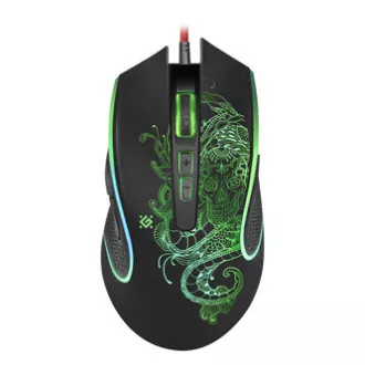 Mouse cu fir Defender Venom GM-640L, negru, 7200 DPI