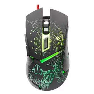Mouse cu fir Defender Alfa GM-703L, negru, 3200 DPI