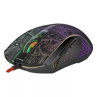 Mouse cu fir Defender OverLord GM-890, negru, 3200 DPI