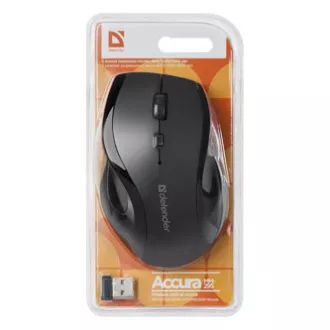 Mouse wireless Defender Accura MM-295, negru, 1600 DPI