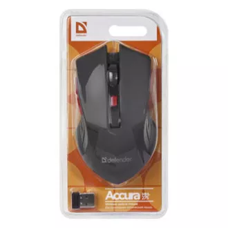 Mouse wireless Defender Accura MM-275, negru, 1600 DPI