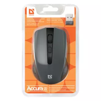 Mouse wireless Defender Accura MM-935, gri, 1600 DPI
