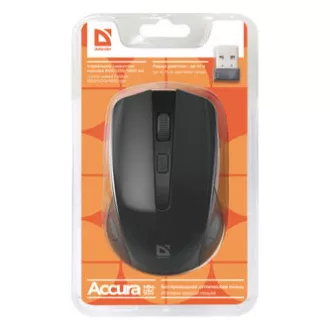 Mouse wireless Defender Accura MM-935, negru, 1600 DPI
