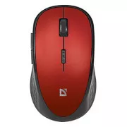 Mouse wireless Defender Hit MM-415, negru-roșu, 1600DPI
