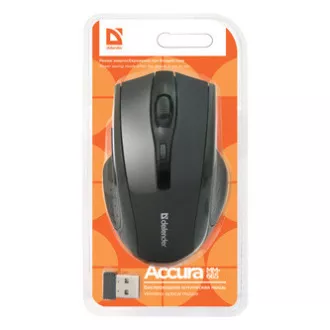 Mouse wireless Defender Accura MM-665, negru, 1600 DPI