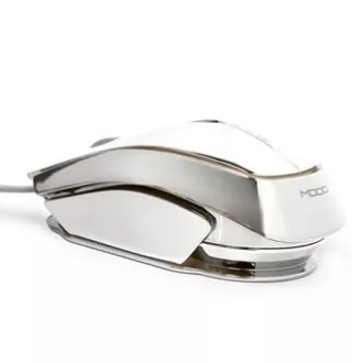 Mouse cu fir E-blue MOOD, argintiu, 2400 DPI, e-box