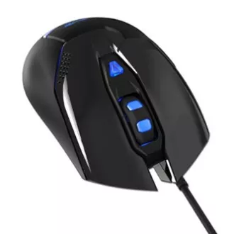 Mouse cu fir E-blue Cobra 622, negru, 1600DPI, REDUCERE