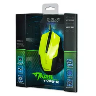 Mouse cu fir E-blue Mazer R, verde, 2400DPI, LA REDUCERE