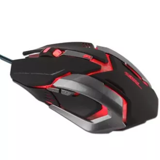 Mouse cu fir E-blue Auroza Gaming, negru, 4000DPI