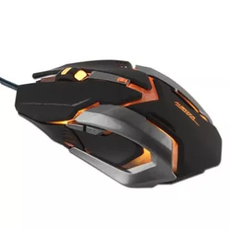 Mouse cu fir E-blue Auroza Gaming, negru, 4000DPI