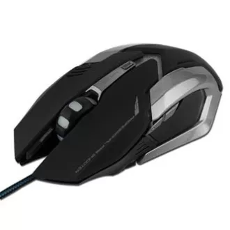 Mouse cu fir E-blue Auroza Gaming, negru, 4000DPI