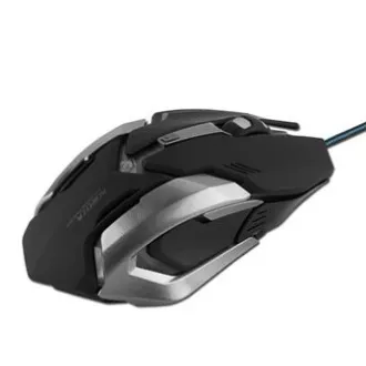 Mouse cu fir E-blue Auroza Gaming, negru, 4000DPI
