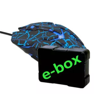 Mouse cu fir E-blue Auroza Gaming, negru, 4000DPI, e-box