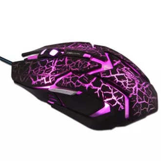 Mouse cu fir E-blue Auroza Gaming, negru, 4000DPI