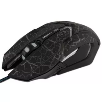 Mouse cu fir E-blue Auroza Gaming, negru, 4000DPI