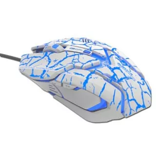 Mouse cu fir E-blue Auroza Gaming, alb, 4000DPI, e-box