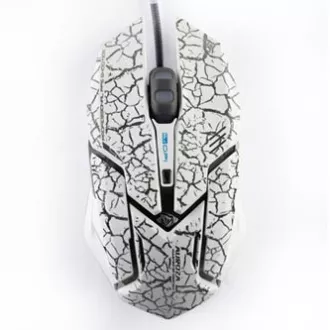 Mouse cu fir E-blue Auroza Gaming, alb, 4000DPI, e-box