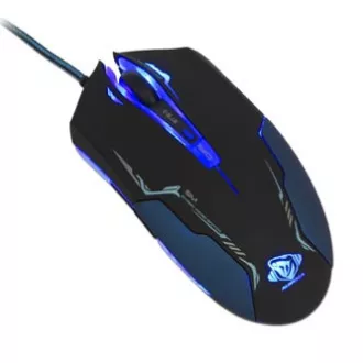 Mouse cu fir E-blue Auroza, negru, 3500 DPI