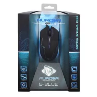 Mouse cu fir E-blue Auroza, negru, 3500 DPI