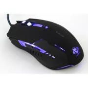 Mouse cu fir E-blue Auroza G, negru, 3000DPI