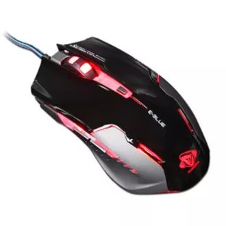 Mouse cu fir E-blue Auroza G, negru, 3000DPI
