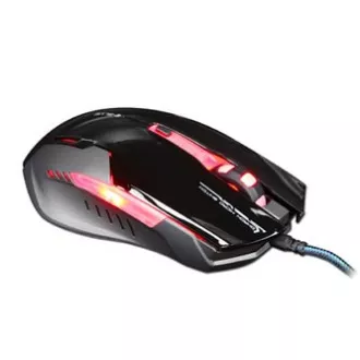 Mouse cu fir E-blue Auroza G, negru, 3000DPI