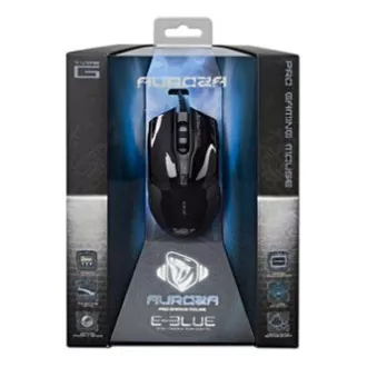 Mouse cu fir E-blue Auroza G, negru, 3000DPI