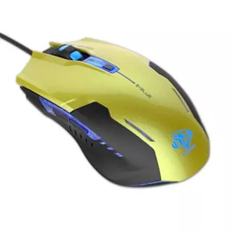 Mouse cu fir E-blue Auroza G, verde, 3000DPI, LA REDUCERE