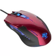 Mouse cu fir E-blue Auroza G, roșu, 3000DPI