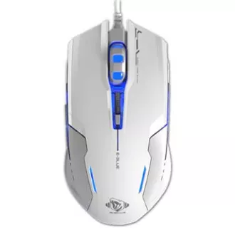 Mouse cu fir E-blue Auroza G, alb, 3000DPI, LA REDUCERE