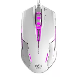 Mouse cu fir E-blue Auroza G, alb, 3000DPI, LA REDUCERE