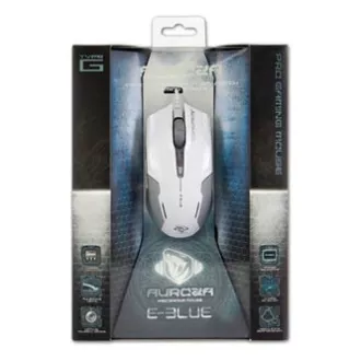 Mouse cu fir E-blue Auroza G, alb, 3000DPI, LA REDUCERE