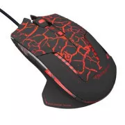 Mouse cu fir E-blue Mazer Pro, negru-roșu, 2500DPI