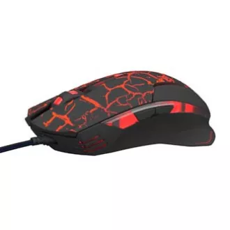 Mouse cu fir E-blue Mazer Pro, negru-roșu, 2500DPI