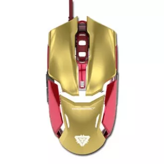 Mouse cu fir E-blue IRON MAN ARMOR EMS610, auriu, 4000DPI